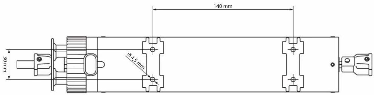 140 mm Ø 4.5 mm 30 mm