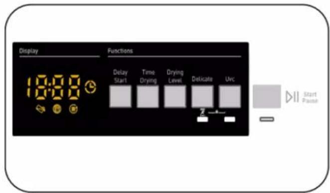 Heinner HHPD-V10T2KA++ - Elektronikus kijelző és további funkciók - 1