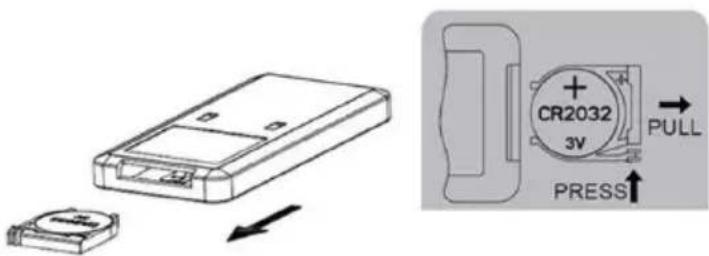 Clas Ohlson DF-AF2830C - Fjärrkontrollens batteri - 1