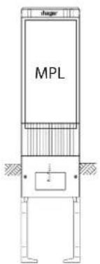 HAGER ZAX006 - ZAL.. Verteilersäule - Baureihe 152/155/157 - 1