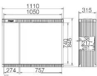 1110 1050 315 740 245 38 217 261 274 757