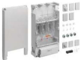 HAGER ZAX006 - Hausanschlusskasten, Baureihe K12, 1x3 NH2, Standardausführung - 1