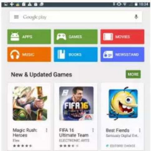 XORO TelePAD 10A3 4G - GooglePlay Store - 1