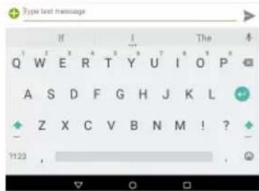 Type text message Q W E R T Y U I O P A S D F G H J K L Z X C V B N M ! ? 11:23 ,