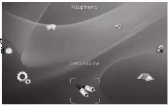 Hauptmeno Sendersuche