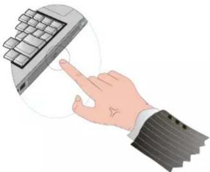 Averatec 3150P - Inserting a CD/DVD - 1