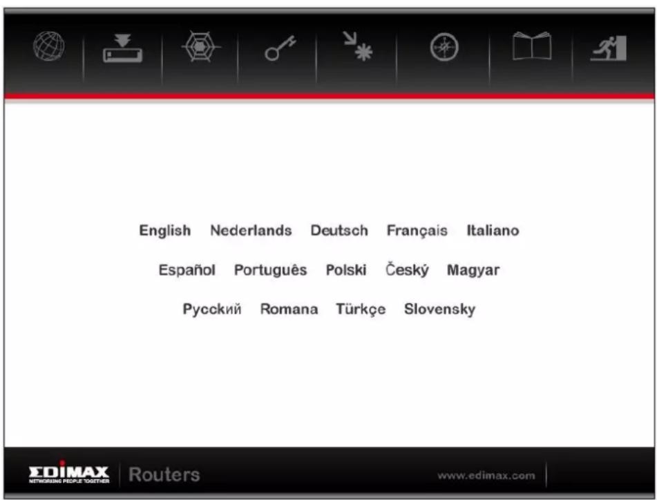 English Nederlands Deutsch Français Italiano Español Português Polski Český Magyar Русский Romana Türkçe Slovensky EDIMAX NETWORKS PEOPLE COGITTER Routers www.edimax.com