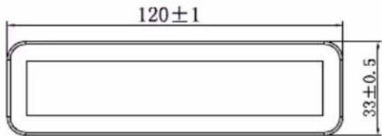 120±1 33±0.5