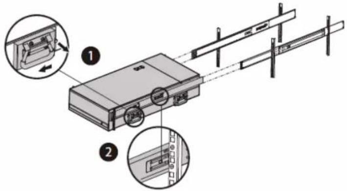 Technical diagram of a device with labeled components and zoomed-in views showing internal structure and assembly.
