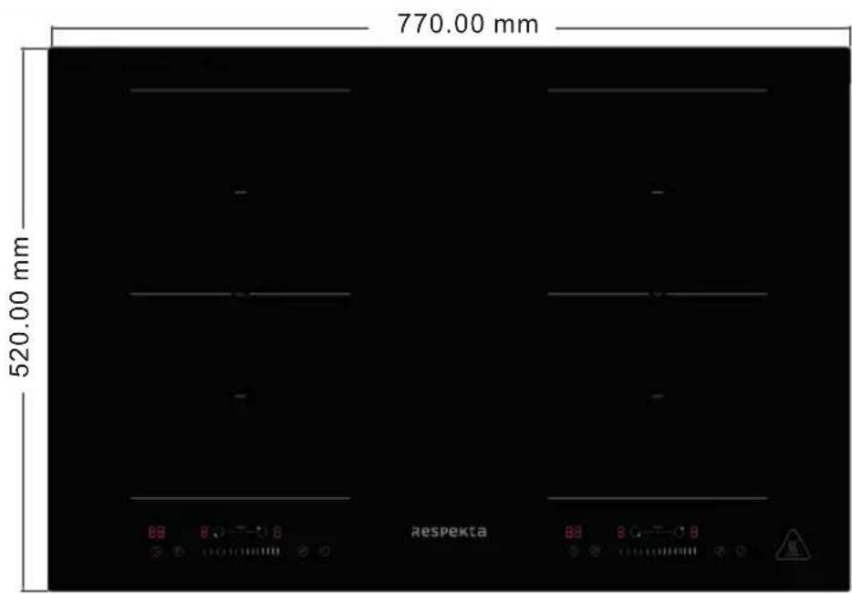 770.00 mm 520.00 mm 88 80-10 8 respekta 88 80-10 8