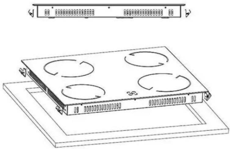 Wolkenstein WMOC 80 - Installation of the hob - 1