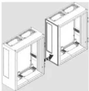 HAGER FS22E - Schrank-Schrank-Verbindung, 2 Schränke nebeneinander - 4