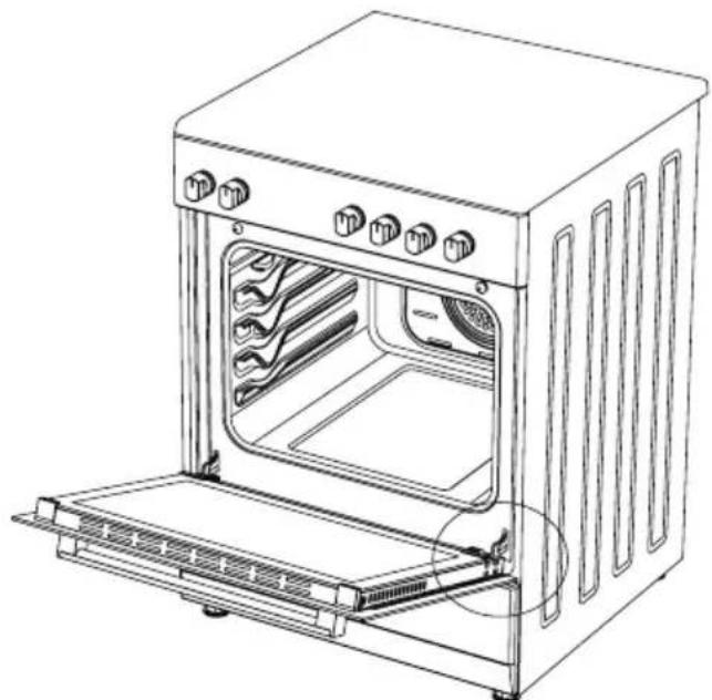 Respekta SH1000-33 - Installation Of The Oven Door - 1