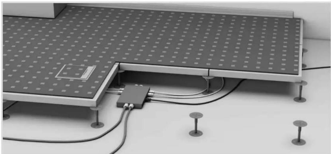 HAGER AKM300050GBZ - Doppelbodeninstallationssystem - 1