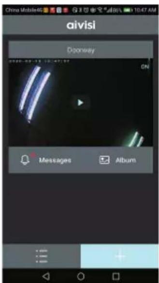 China Mobile40 18:47 AM aivisi Doorsey ON Messages Album