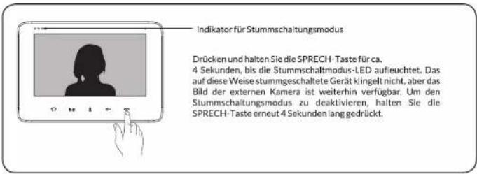 VIBELL OR-VID-VP-1072 - Anpassen von Helligkeit, Farbe und Lautstärke des Anrufs - 9