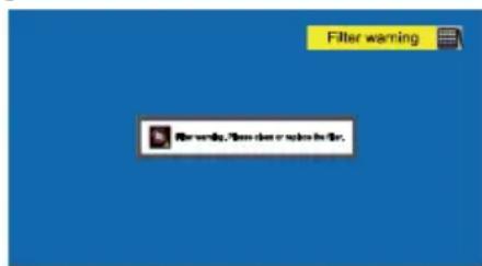 Filter warning Windows, Then cause error in the.