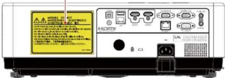 HDMI S/N: EDGYXM 20001 RCHYXIM 2000578X
