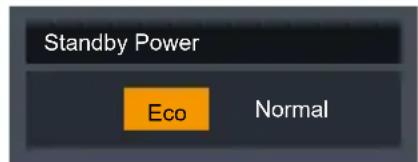 Standby Power Eco Normal