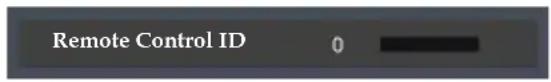 Remote Control ID 0