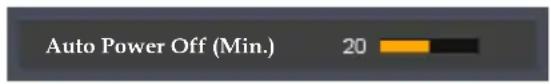 Auto Power Off (Min.) 20