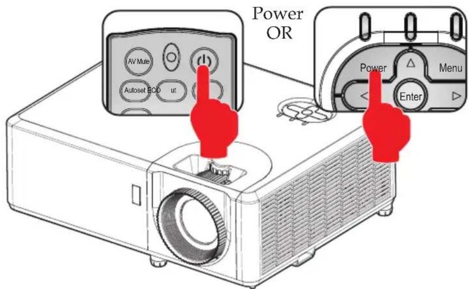 Power OR AV Mule Autoset EOD ut Power Menu Enter