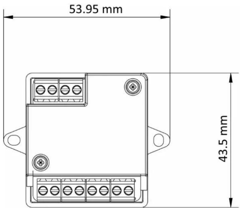 53.95 mm 43.5 mm