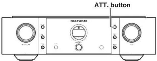 ATT. button marantz