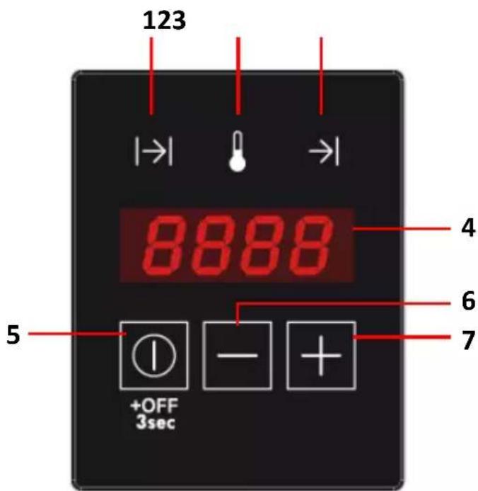 123 8888 4 6 5 +OFF 3sec - + 7