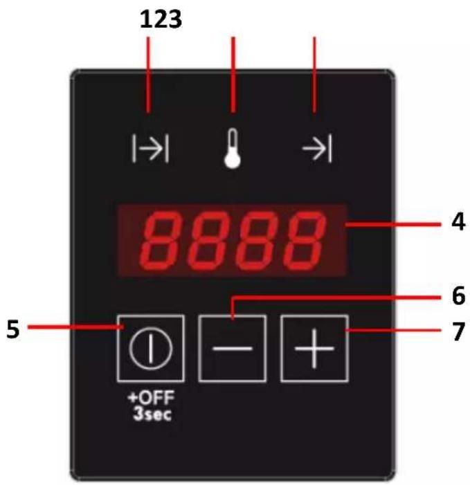 123 8888 4 6 5 +OFF 3sec - + 7