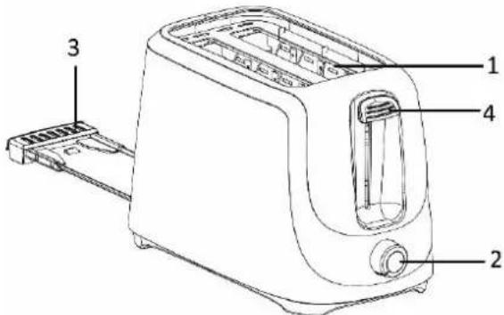 Emerio TO-124164.2 - DESCRIZIONE DELL'APPARECCHIO - 1
