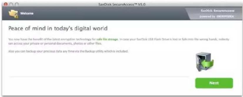 SanDisk SecureAccess™ V3.0 Welcome SanDisk SecureAccess powered by ENCRYSCK Peace of mind in today's digital world You now have the benefit of the latest encryption technology for safe file storage. In case your SanDisk USB Flash Drive is lost or falls into the wrong hand, nobody can access your pri…