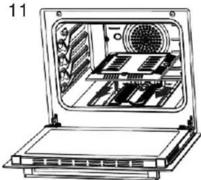 NEVIR NVR-CB5PHW - Removal of the lower burner: - 3