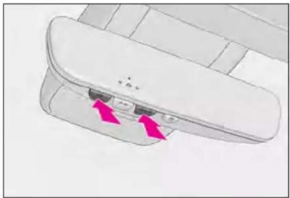 LEXUS RC F (2024) - Erasing the entire HomeLink® memory (all three codes) - 1