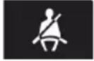 LEXUS RC F (2024) - Driver's and front passenger's seat belt reminder light (warning buzzer) ^* - 1
