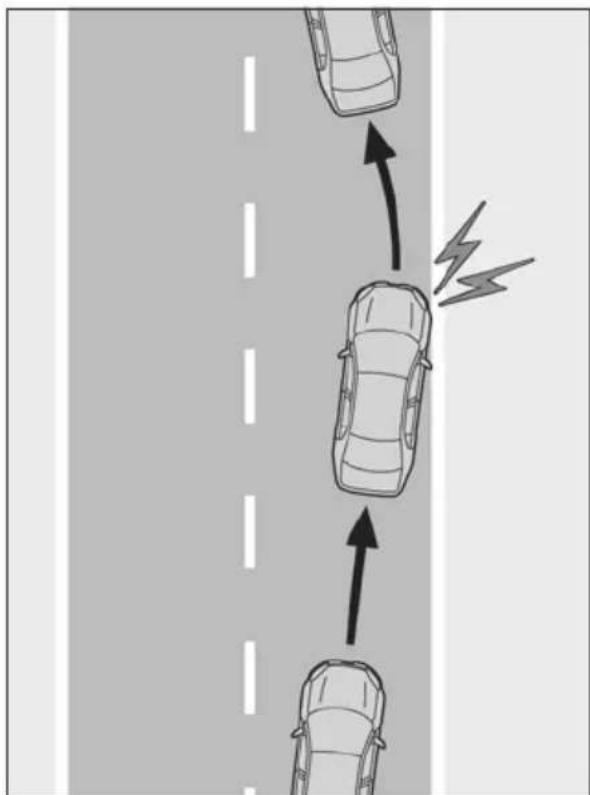 LEXUS RC F (2024) - Lane departure alert function - 1