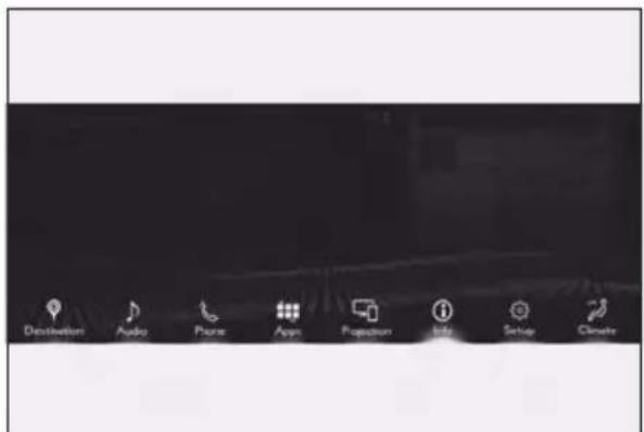 Destination Audio Phone Apps Projection Info Setup Climate