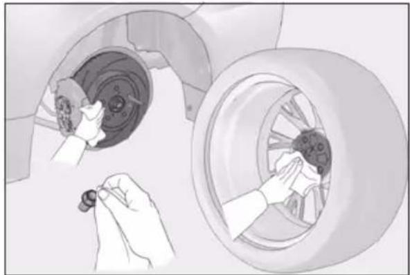 LEXUS RC F (2024) - Installing the spare tire - 1