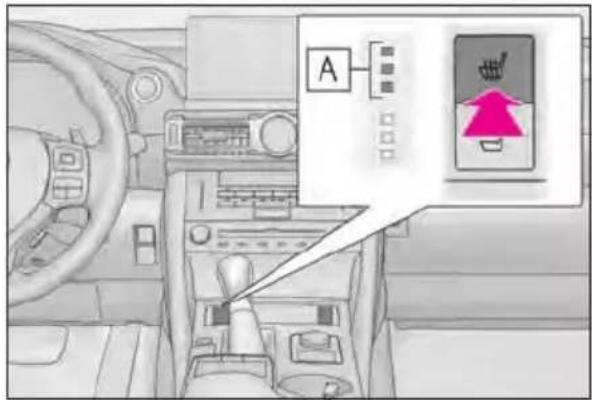 Diagram of car interior showing dashboard, steering wheel, and directional control panel with Chinese labels