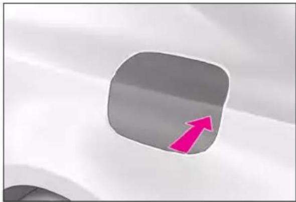 LEXUS RC F (2024) - Closing the fuel tank cap - 2
