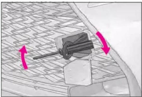 LEXUS RC F (2024) - Emergency towing procedure - 3