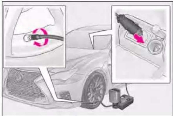 LEXUS RC F (2024) - Emergency repair method - 13