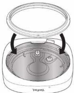 TEFAL CY3601 - How to attach/remove the sealing ring - 3