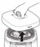 TEFAL CY3601 - The lid can be opened once all the steam is released from the pressure regulator. - 3