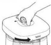 TEFAL CY3601 - The lid can be opened once all the steam is released from the pressure regulator. - 1