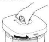 TEFAL CY3601 - The lid can be opened once all the steam is released from the pressure regulator. - 1
