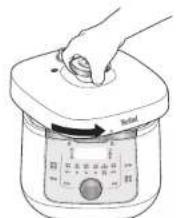 TEFAL CY3601 - 如需 (於取消烹調時) 快速打開鍋蓋 - 1