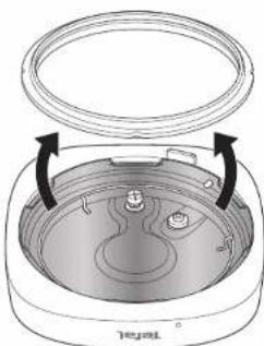 TEFAL CY3601 - How to attach/remove the sealing ring - 2