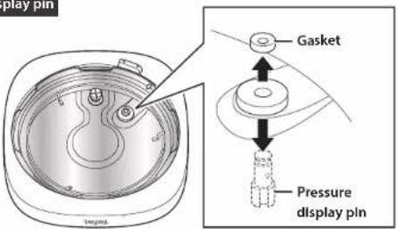 play pin Gasket Pressure display pin