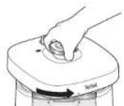 TEFAL CY3601 - 當壓力調節器不再冒出蒸氣後,才能打開鍋蓋。 - 1
